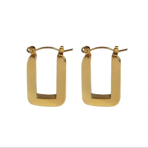 GP Minimalist hoop earrings - Picture 5 of 5